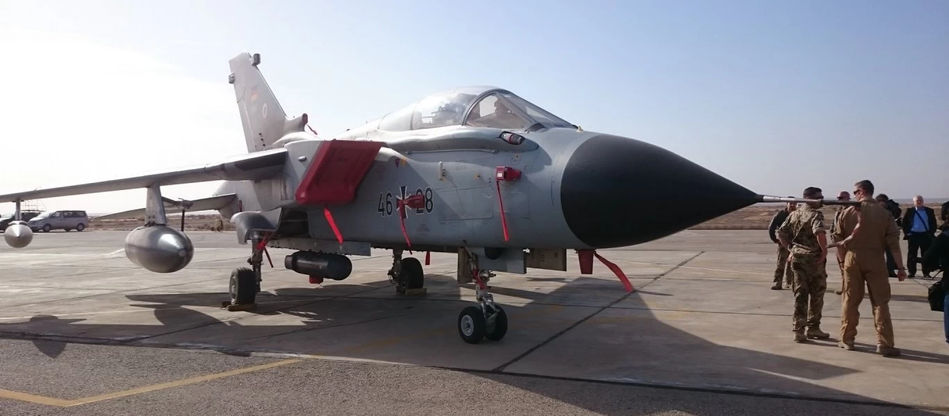 Γερμανικό Tornado έχασε τις δεξαμενές καυσίμου κατά την επιστροφή στη βάση